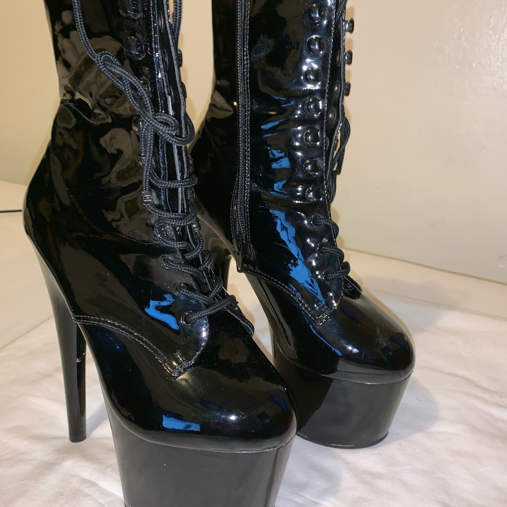 Black Pleaser Boots